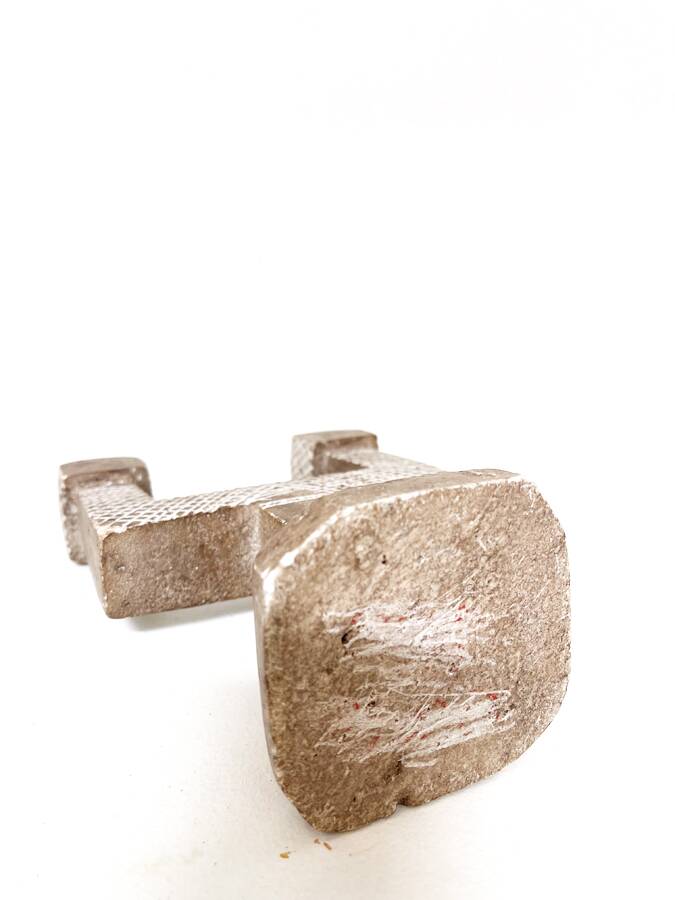 Bougeoir marocain pierre– artisanal, circa 1970