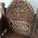 Fauteuil ancien Pidha Num2 Radjastan XIXeme en Palissandre massif