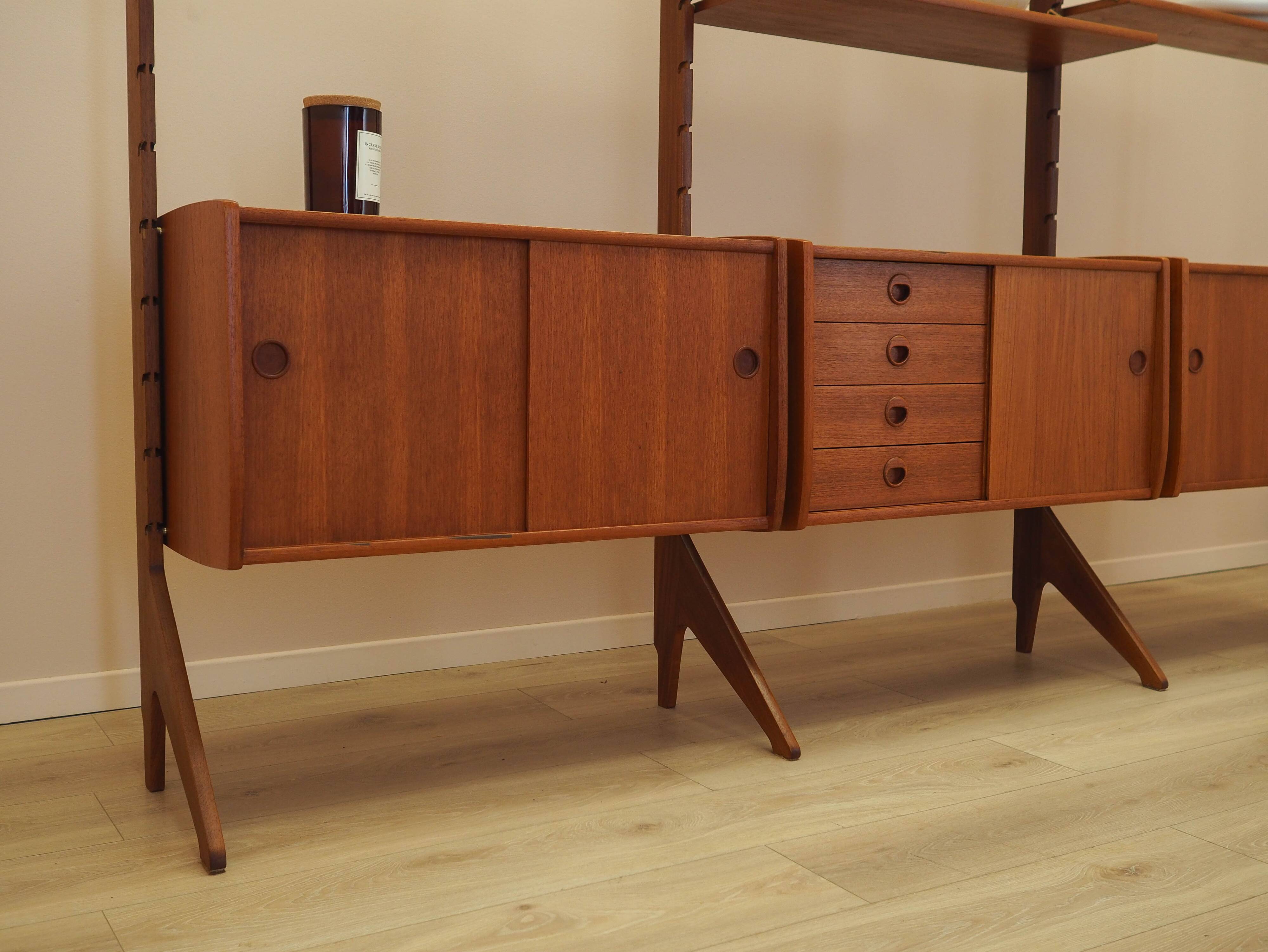 Modular teak shelf, Norwegian design, 1960s, made by Blindh.