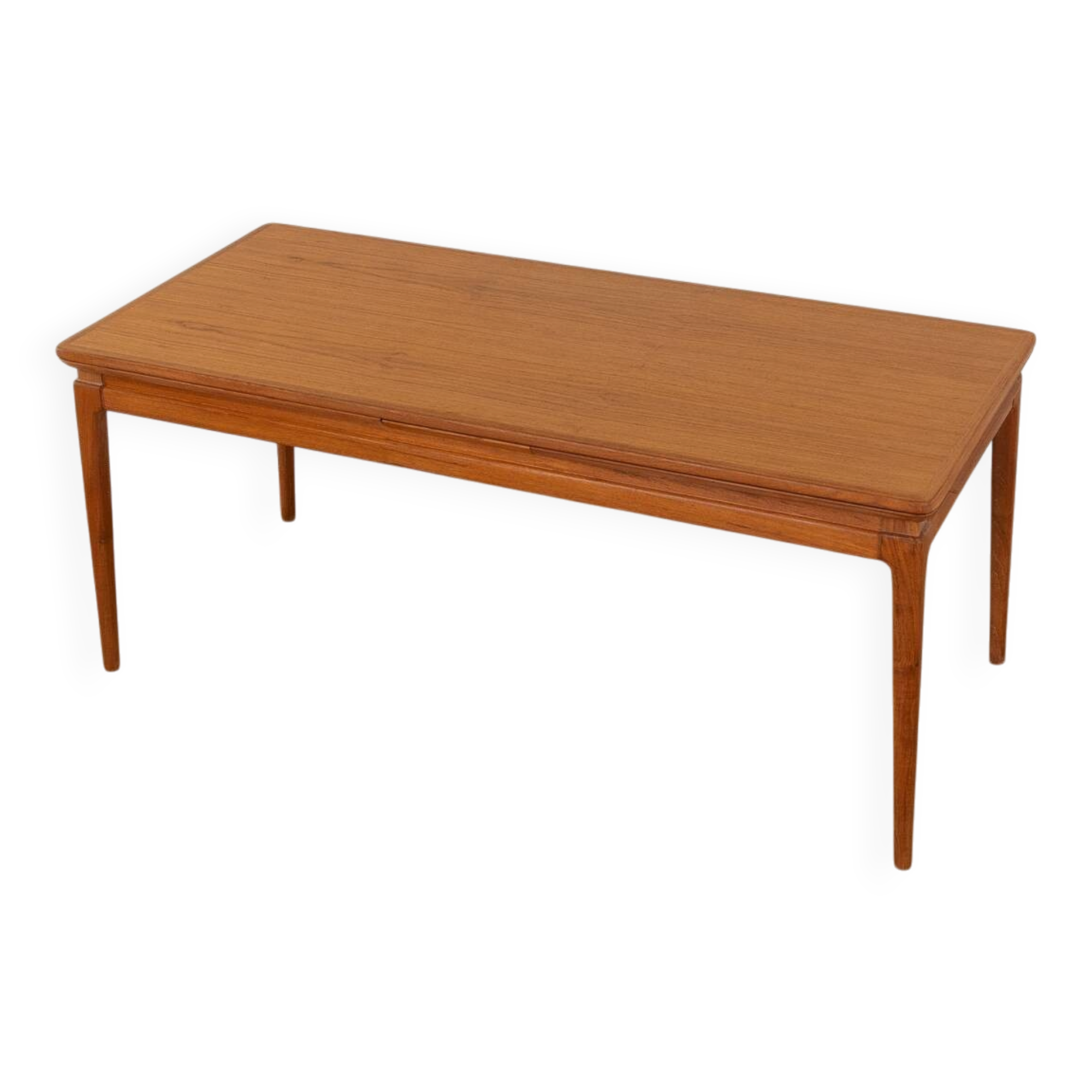 Rare extendable teak coffee table from the 1960s