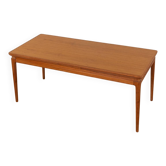 Rare extendable teak coffee table from the 1960s
