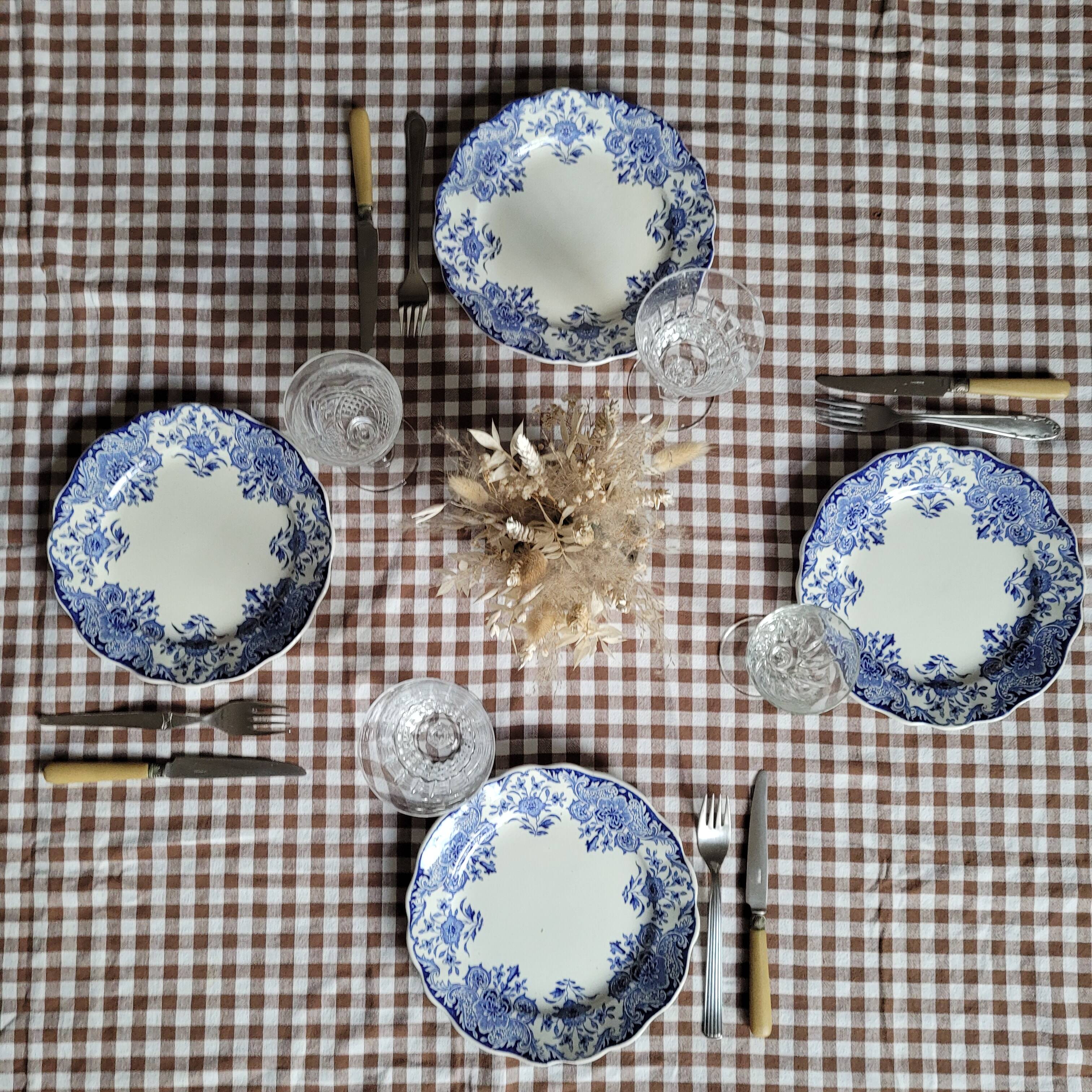 La Redoute x Selency set of 4 Dordrecht dessert plates
