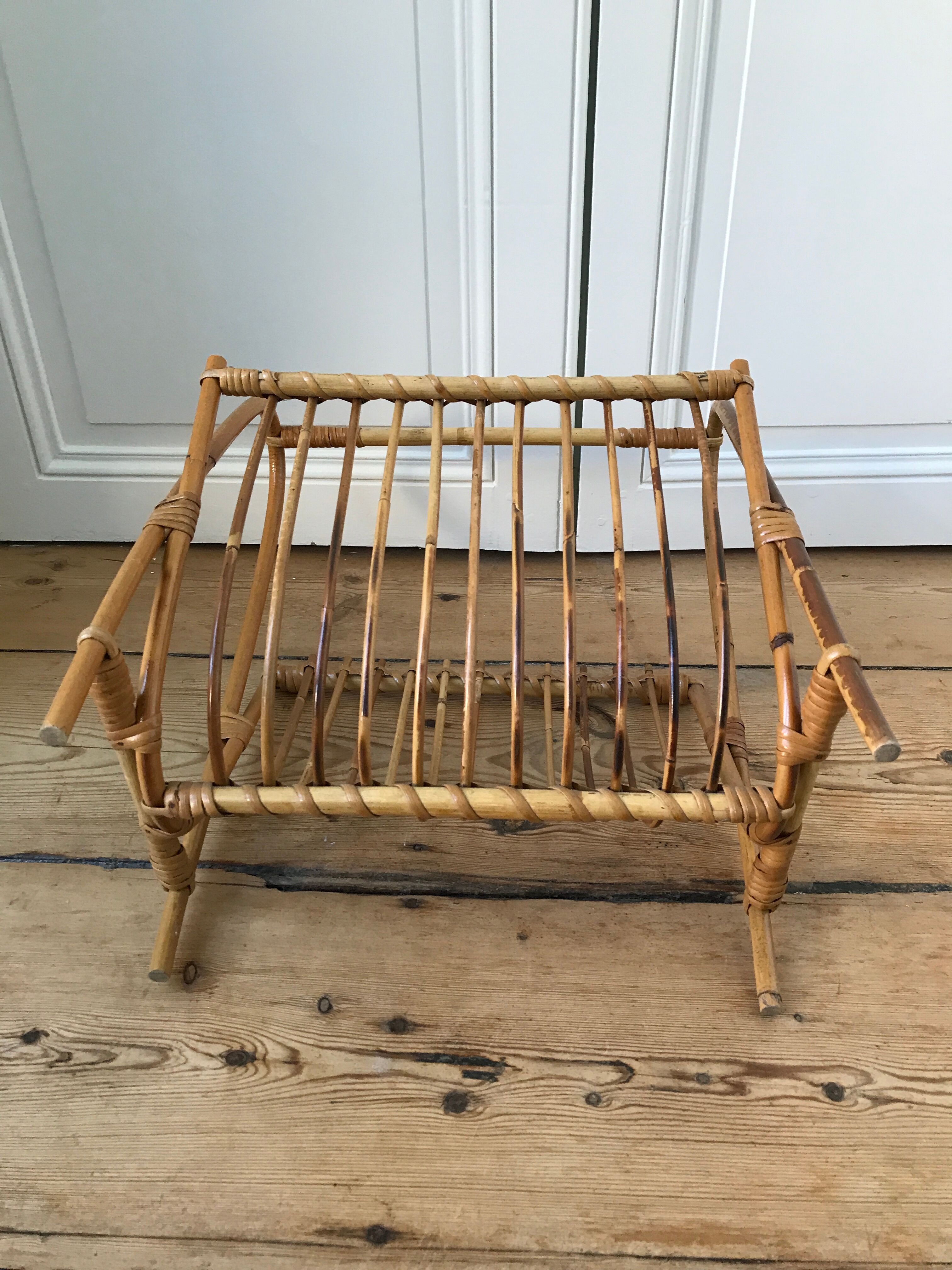 Rattan magazine door