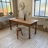 Table de ferme en cerisier