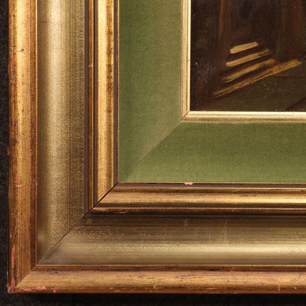 Italian landscape painting from 20th century