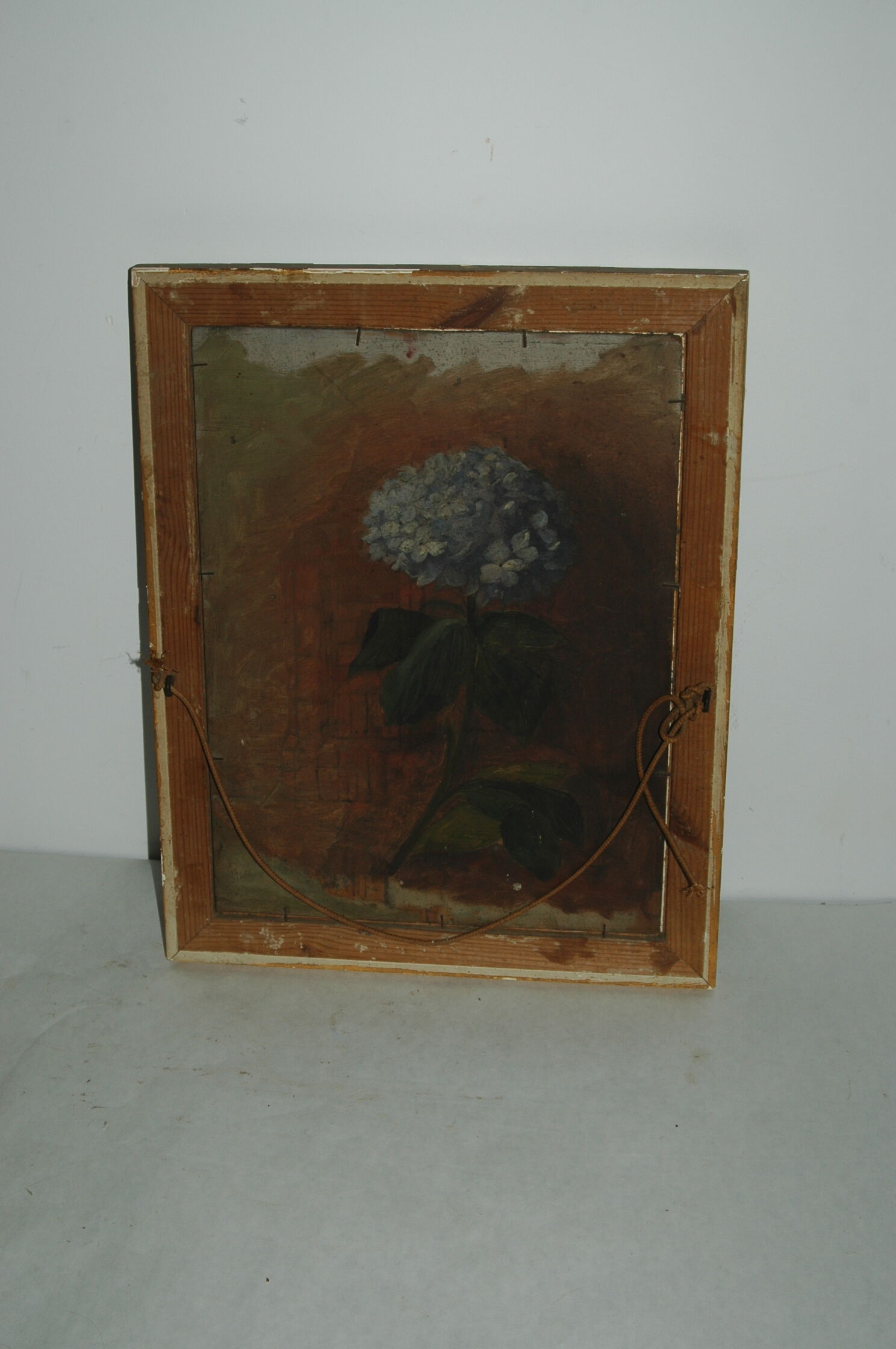 oil on flower bouquet panel