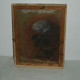 oil on flower bouquet panel