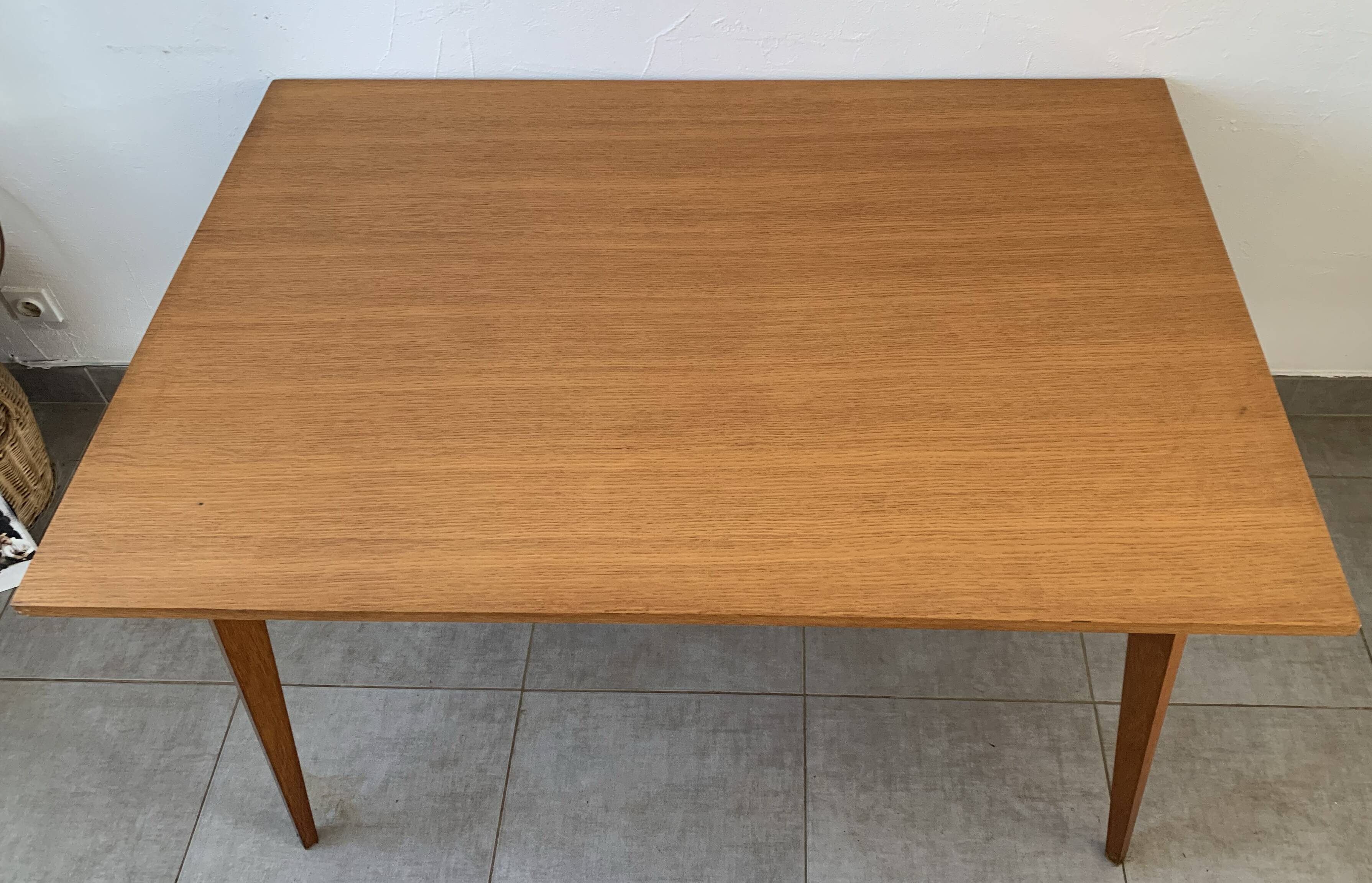 Vintage oak table, 1950s