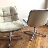 Pair of armchairs by Charles Pollock