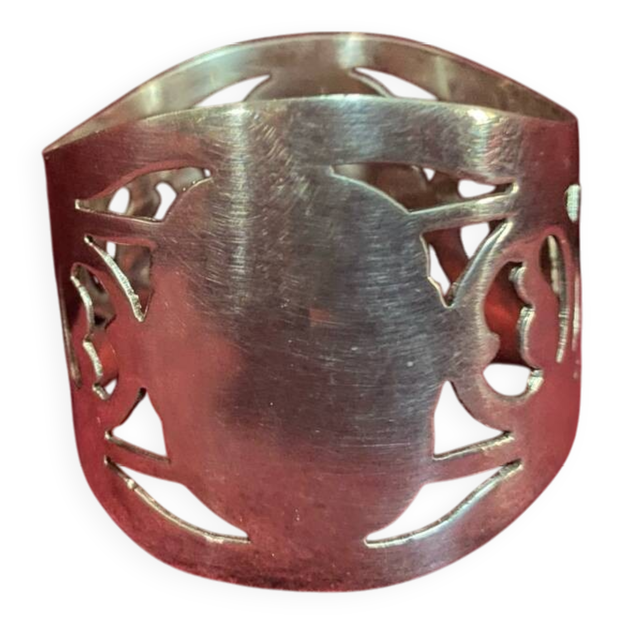 English silver plated napkin ring