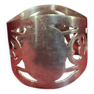 English silver plated napkin ring