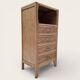 Commode haute art déco bois brut 1930