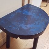 Tabourets de traite bleu