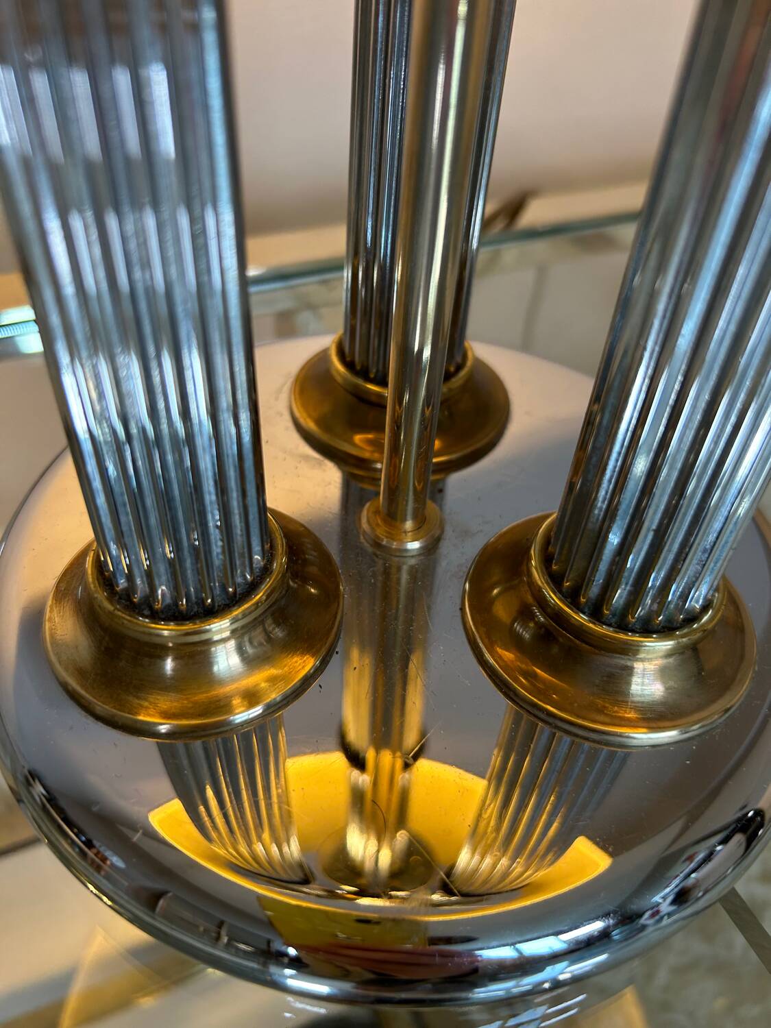 Baguès house style hot water bottle lamp from the 70s