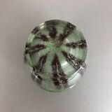 German glass vase by Karl Wiedmann for WMF Ikora, 1930s Bauhaus Art Deco