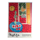 Original poster exhibition henri matisse, red interior, still life on blue table, 1947-1985