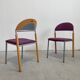 Set of 2 Vintage Dining Chairs Thesis by Wiesner Hager, Austria 1990s