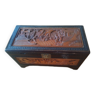 Chinese wooden chest