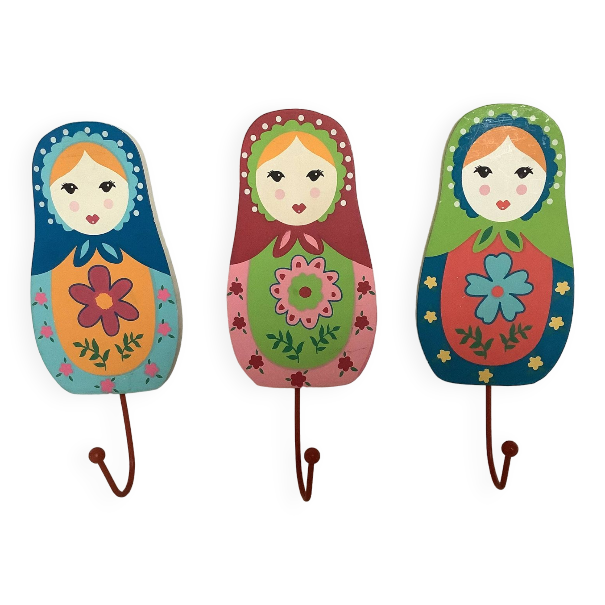 Trio of Russian doll hooks