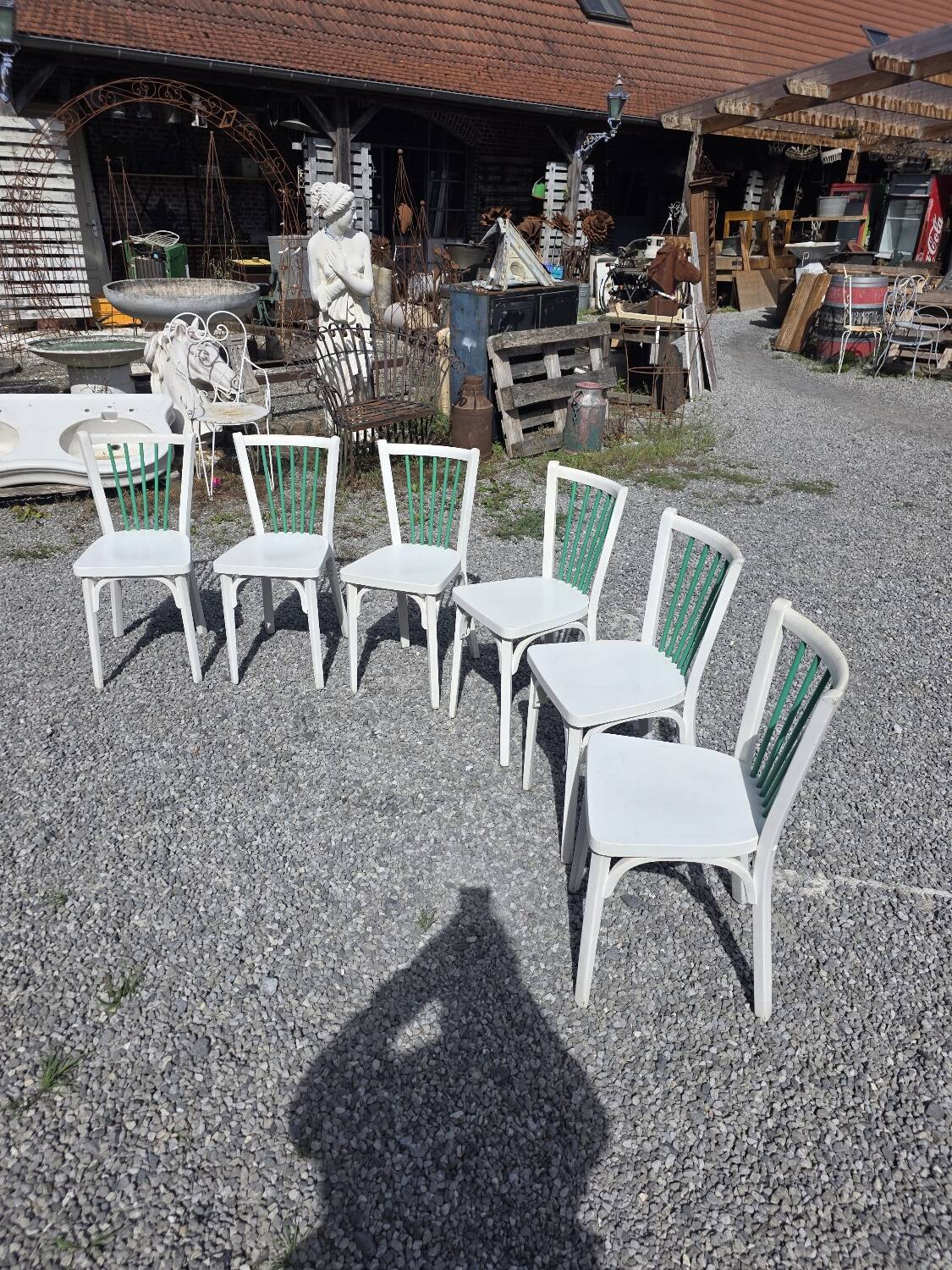 6 Baumann bistro chairs