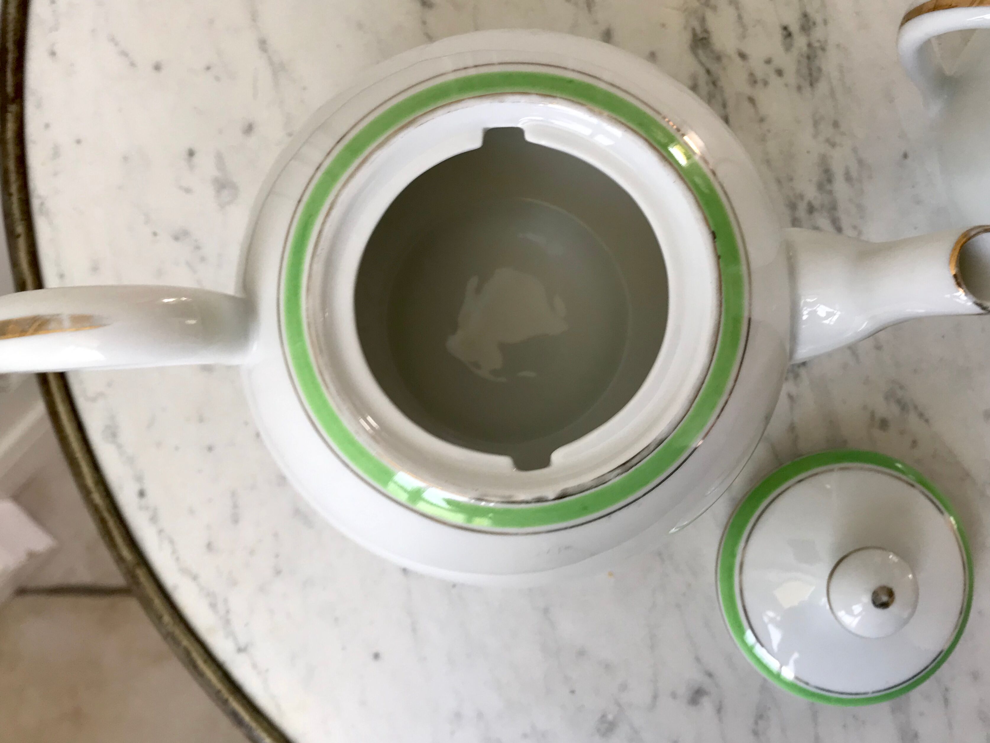 Duo of a teapot and a milk jar 60s