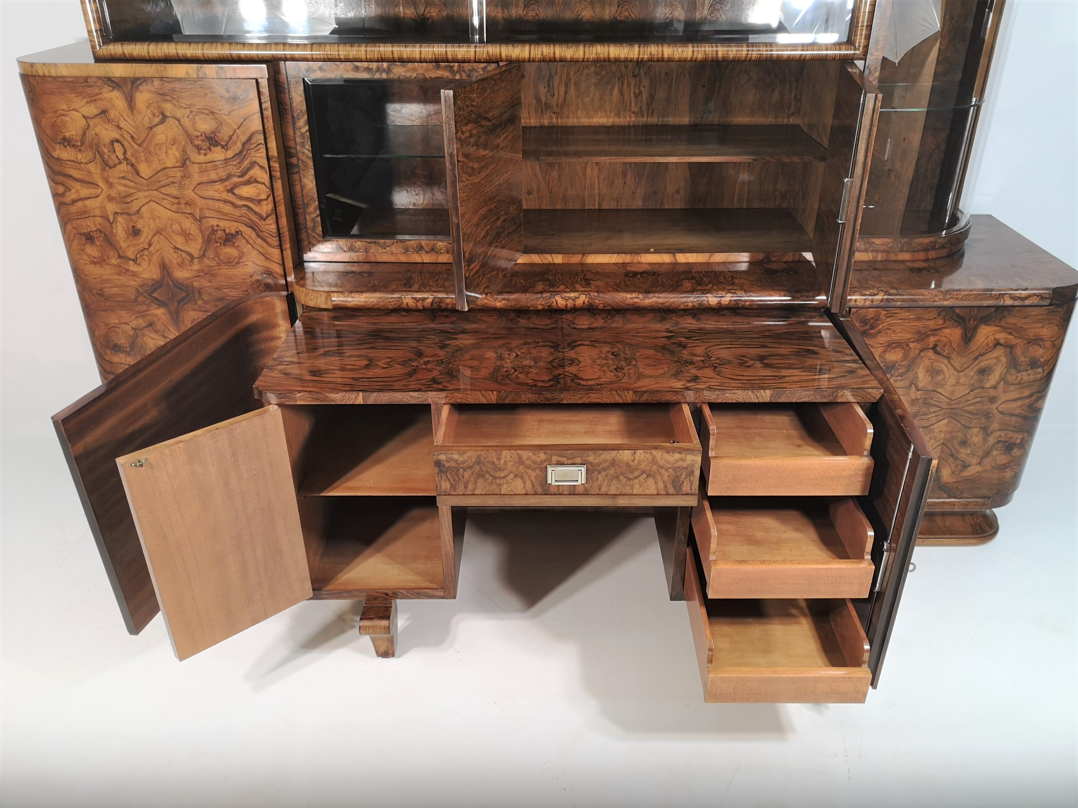 Art Deco Sideboard and Desk 2 in 1, 1940s