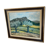 Old painting landscape of Provence signed