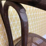 Fluted bistro chair in early 1900