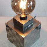 Cube lamp - checkered - Françoise Sée - Space Age Design - Vintage period - 60 / 70