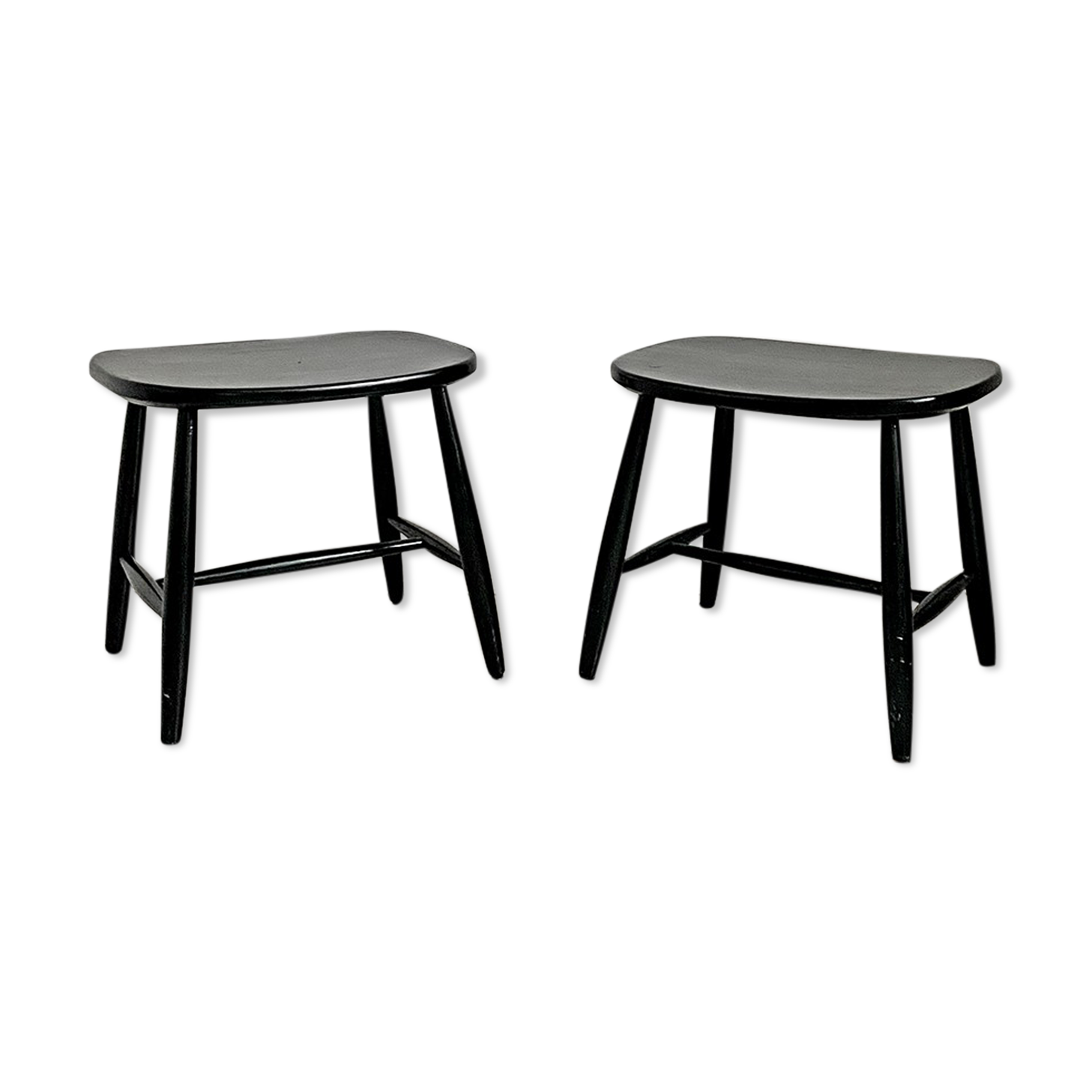 Pair of stools for Hagafors 1960's