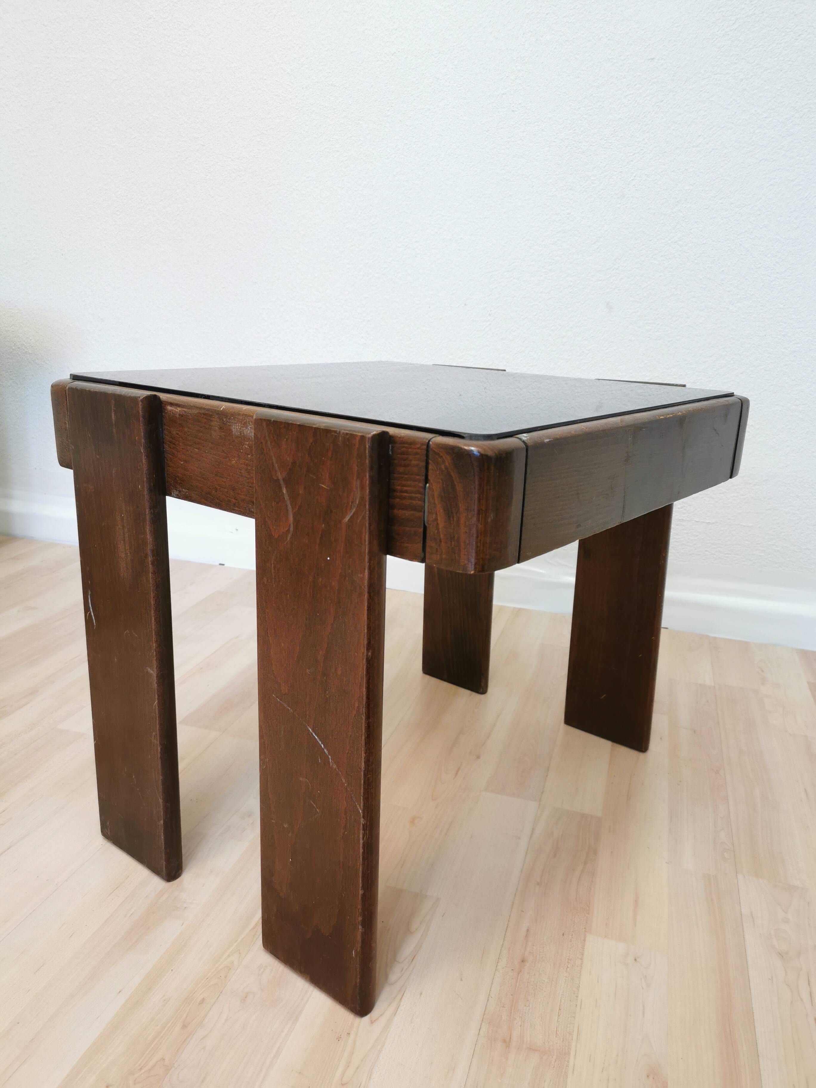 Set of 3 vintage nesting tables / gianfranco frattini for meblo / 1960s / mid-century