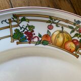 Set of 8 Porcelain My Garden Plates