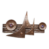 Vintage mid-century wall deco art object 'Brutalim'