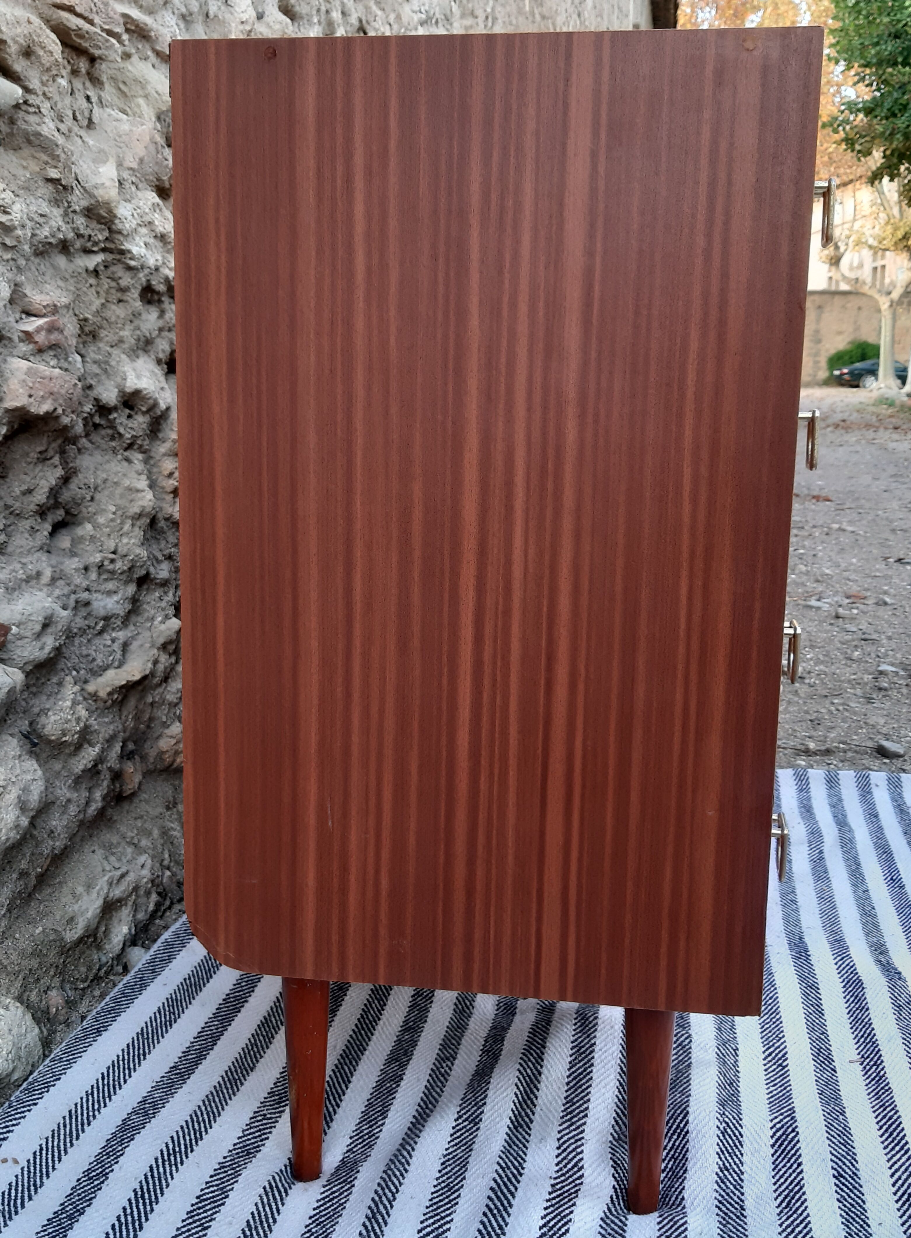 Scandinavian chest of drawers in formica year 50