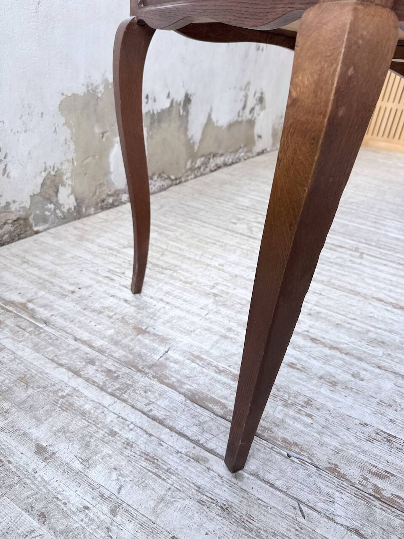 Oak console table from the 1960s.