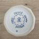 Vintage cherry porcelain jam jar