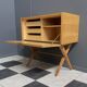Petit bureau en bois des années 1970