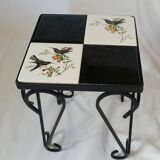 50's magazine rack and plant holder set