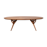 Mid century style mahogany coffee table