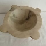 Marble mortar and olive pestle