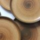 8 vintage flat plates in Longchamp sandstone