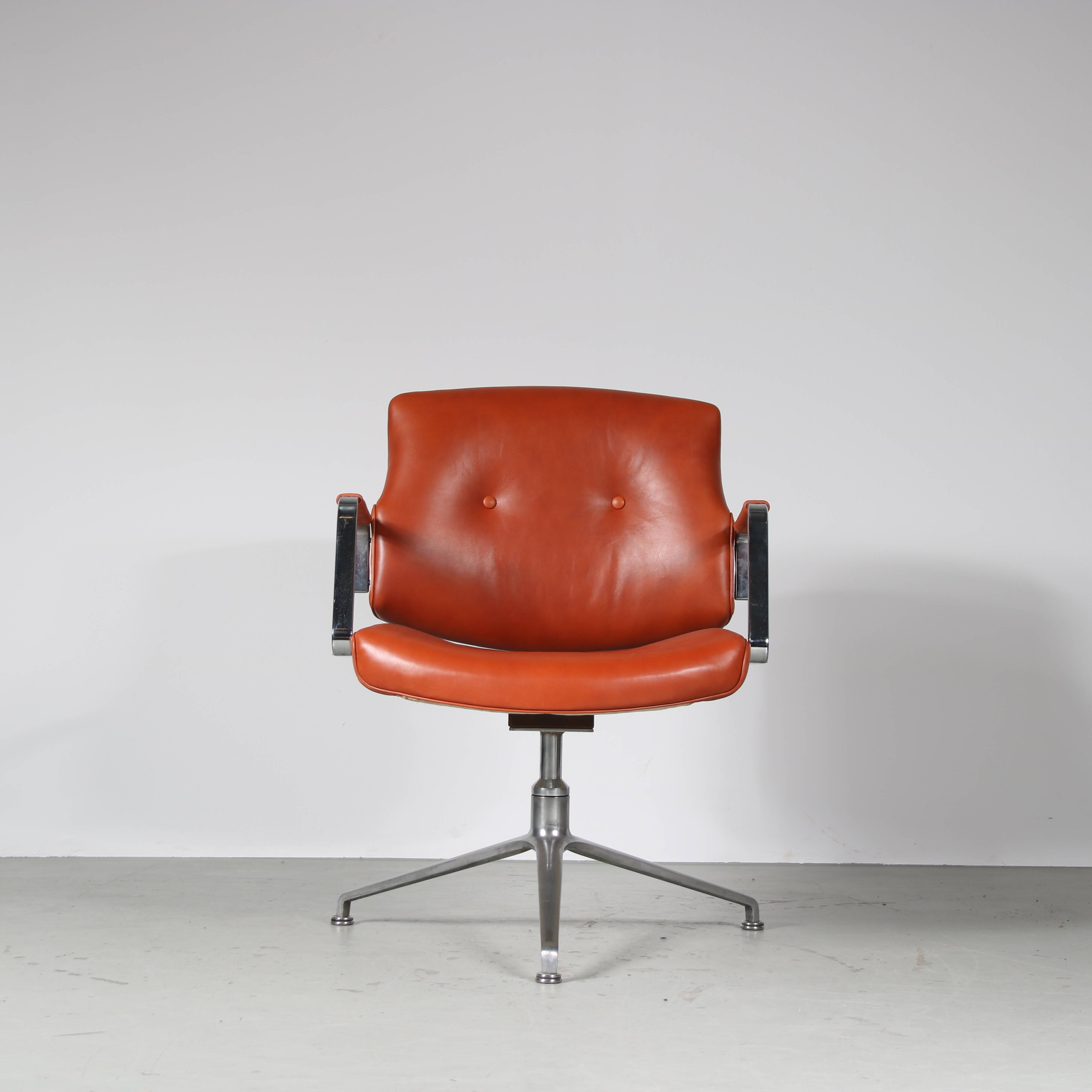 Chair by Preben Fabricius & Jorgen Kastholm for Kill International, Denmark 1970