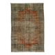 Turkish Anatolian Handmade Vintage Rug 256 cm x 177 cm