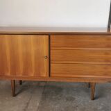 Vintage enfilade, walnut veneer 1970