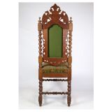 Chaise en chêne massif avec le style de la Renaissance