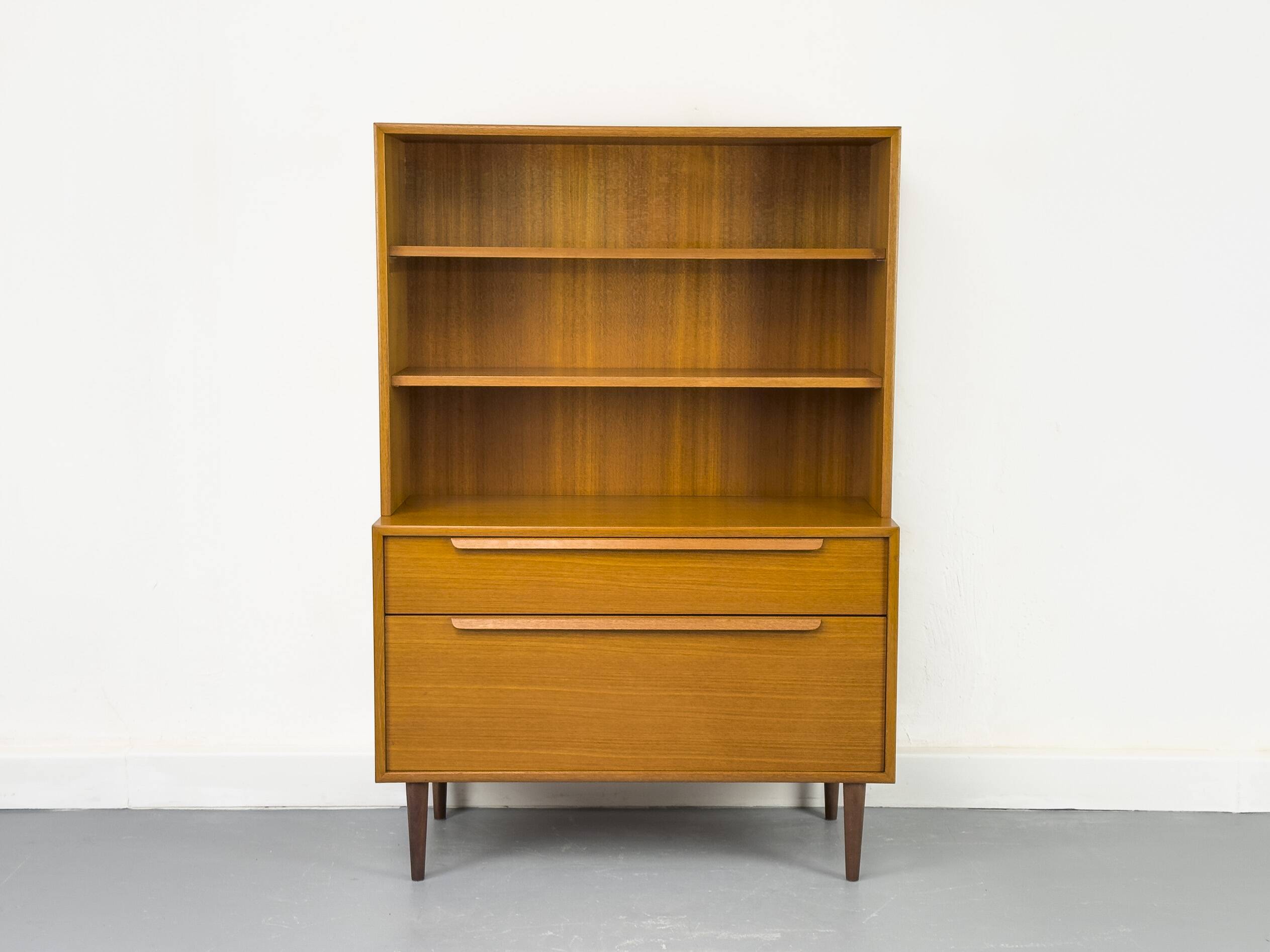 Teak bookcase with drawers from WK Möbel, 1960s