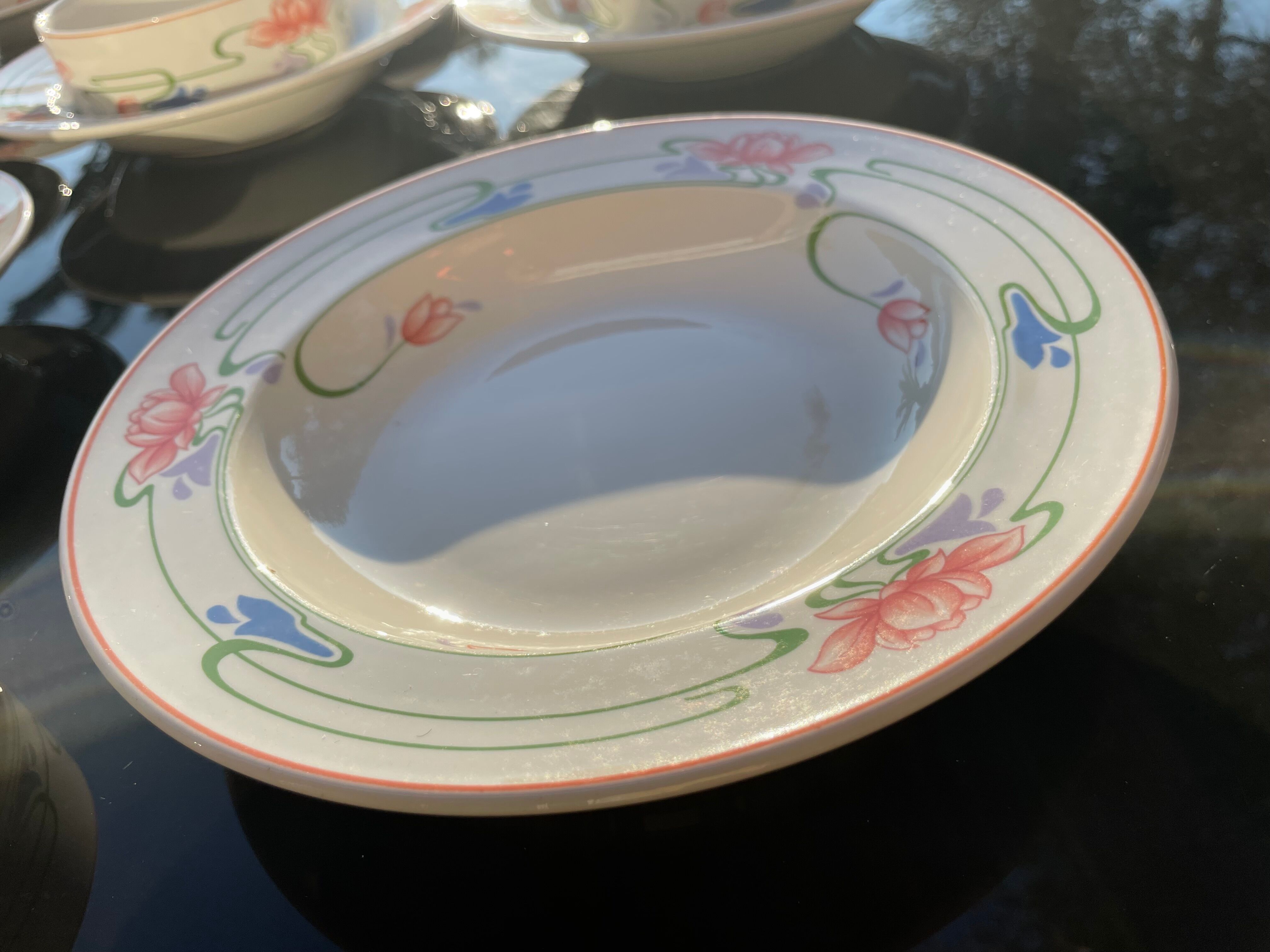 Set Hollow plates and ramekins Villeroy & Boch model FLORIDA