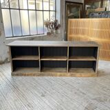 Double-sided counter with XL oak compartments