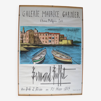 Bernard Buffet Saint Tropez Affiche en Lithographie Mourlot Paris 1984