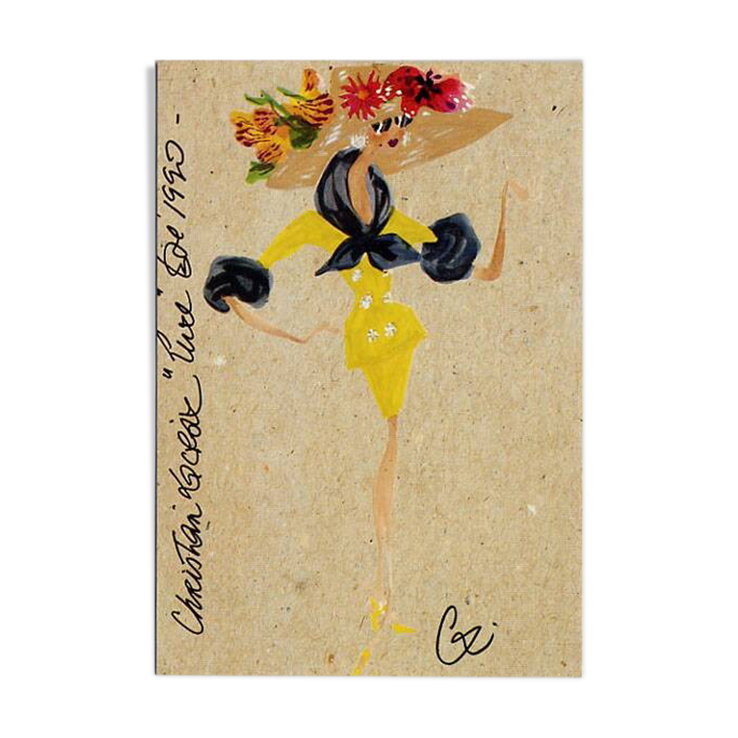 Croquis par Christian Lacroix